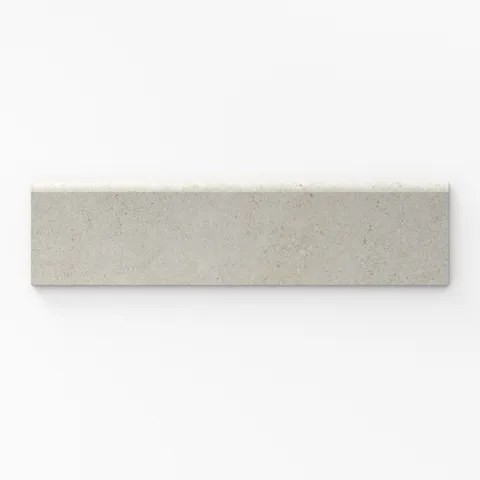 Shea 3 x 12 Matte Porcelain Bullnose Tile in Polar