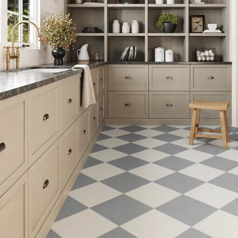 Palmer 12 x 12 Matte Porcelain Tile in White
