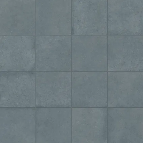 Palmer 12x12 matte porcelain tile in blue showcasing a textured surface, perfect for creating a bold and stylish look.