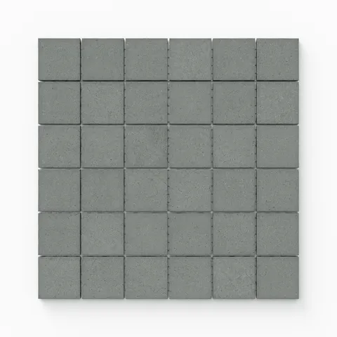 Palmer 2x2 matte porcelain mosaic tile in sage, featuring a soft green tone perfect for creating a tranquil and natural atmosphere.