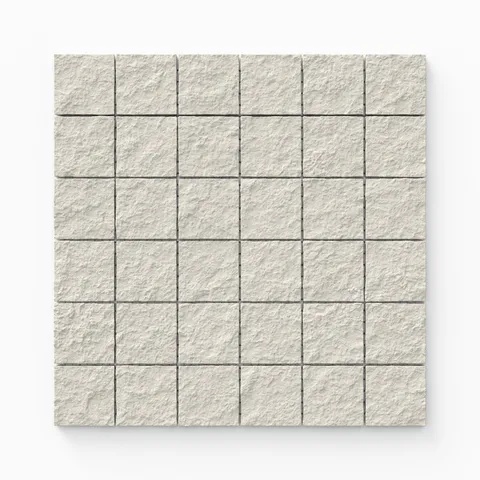 Palmer 2 x 2 Raw Porcelain Mosaic Tile in White