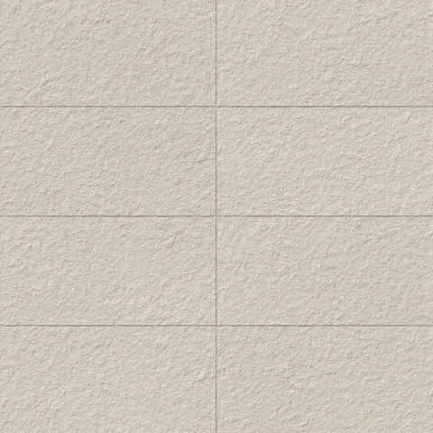 Palmer 12x24 raw porcelain tile in white with a textured surface, adding depth and character to minimalist designs.