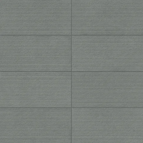 Palmer 12x24 chiseled porcelain tile in sage, offering a subtle green tone for tranquil and earthy interiors.