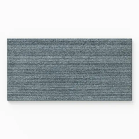 Palmer 12 x 24 Chiseled Porcelain Tile in Blue