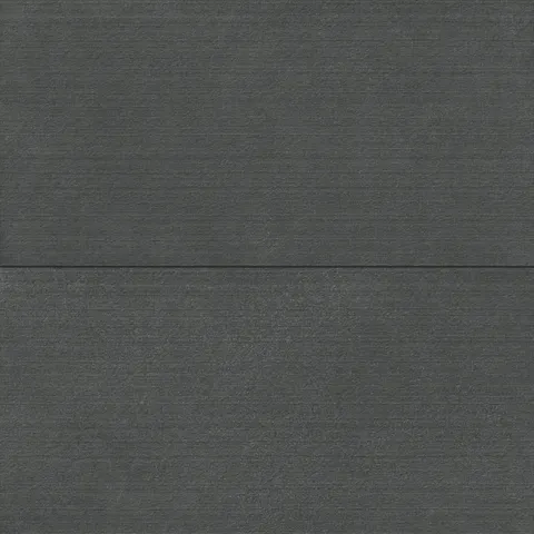 Palmer 24x48 chiseled porcelain tile in Nero, showcasing a textured charcoal surface with subtle variations for modern interior styles.