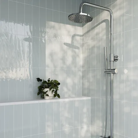 Palmer 3 x 12 Glossy Porcelain Tile in Mint