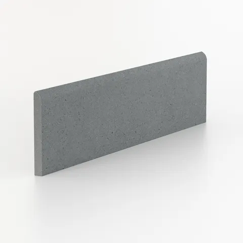 Palmer 3 x 12 Matte Porcelain Bullnose Tile in Grey