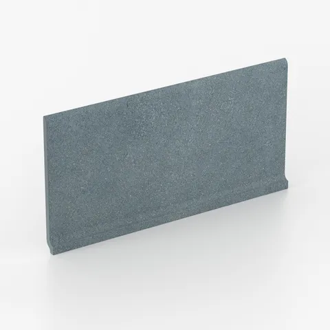 Palmer 6 x 12 Matte Porcelain Cove Base Tile in Blue