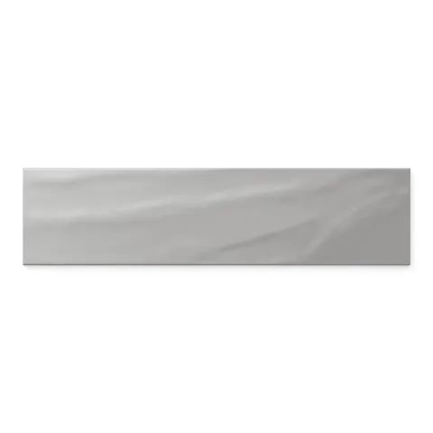 Palmer 6 x 24 Glossy Porcelain Tile in Grey