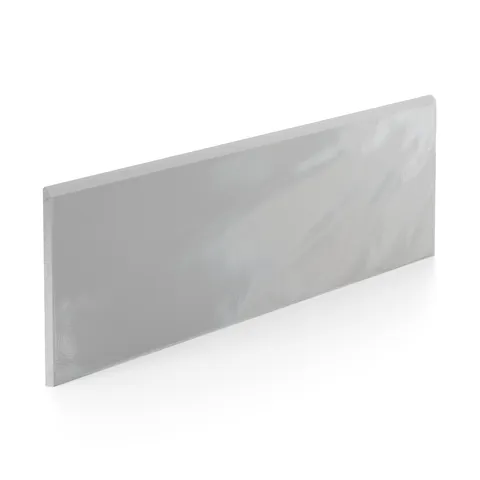 Palmer 6 x 24 Glossy Porcelain Bullnose Tile in Grey