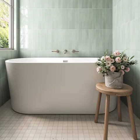 Sloane 2 x 2 Matte Porcelain Mosaic Tile in Pearl