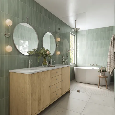 Sloane 24 x 24 Matte Porcelain Tile in Pearl