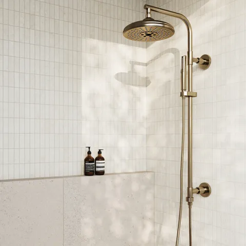 Adeline 1 x 3 Matte Porcelain Mosaic Tile in White Sand