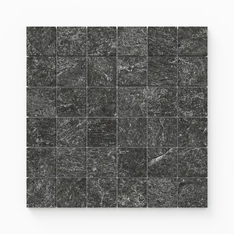 Dawson 2 x 2 Matte Porcelain Mosaic Tile in Charcoal