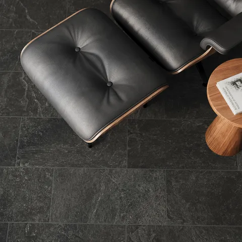 Dawson 12 x 24 Matte Porcelain Tile in Charcoal