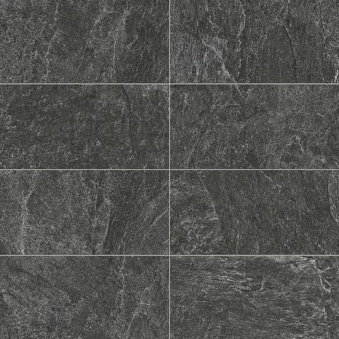 Dawson 12 x 24 Matte Porcelain Tile in Charcoal