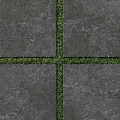 Dawson 24 x 24 Grip Porcelain 2cm Paver Tile in Charcoal
