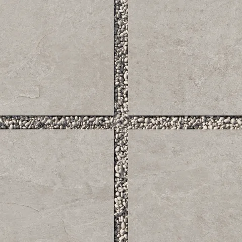 Dawson 24 x 24 Grip Porcelain 2cm Paver Tile in Pewter