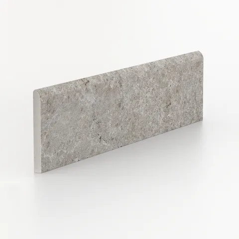 Dawson 3 x 12 Matte Porcelain Bullnose Tile in Pewter