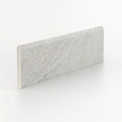 Dawson 3 x 12 Matte Porcelain Bullnose Tile in Alabaster