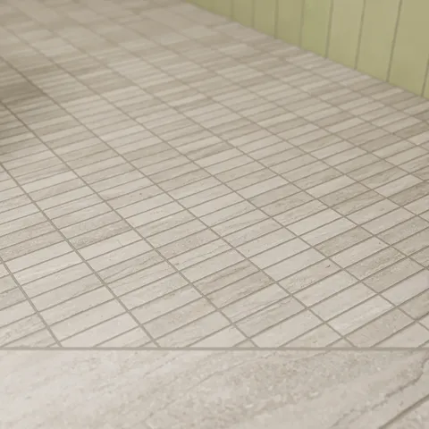 Tatum 1 x 3 Matte Porcelain Mosaic Tile in Vein-Cut Dune