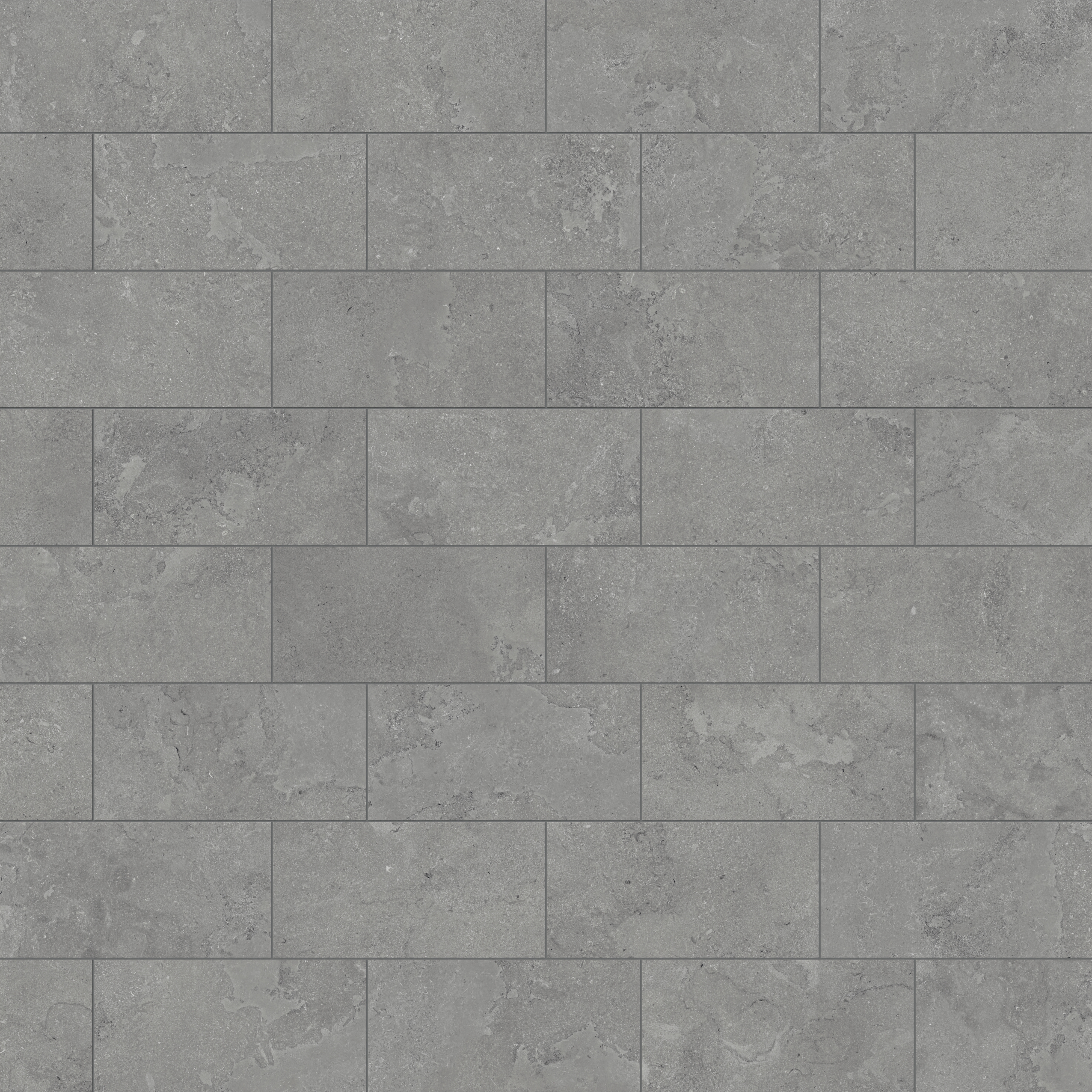 Tatum 12 x 24 Matte Porcelain Tile in Cross-Cut Pewter | Edward Martin