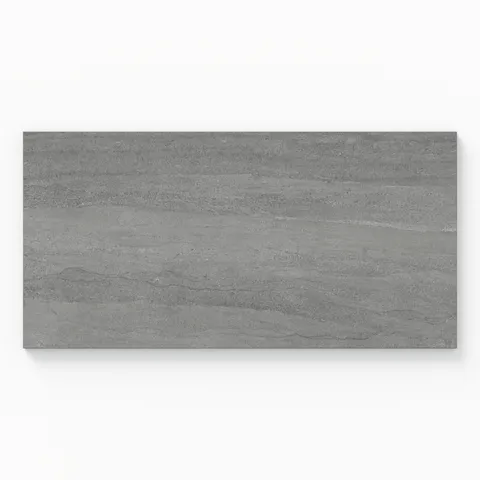 Tatum 24 x 48 Matte Porcelain Tile in Vein-Cut Pewter