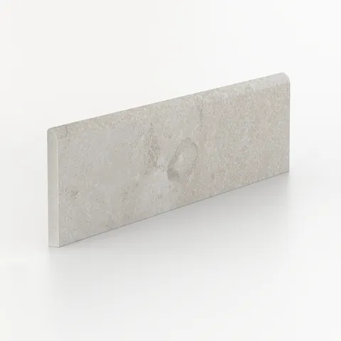 Tatum 3 x 12 Matte Porcelain Bullnose Tile in Cross-Cut Sand