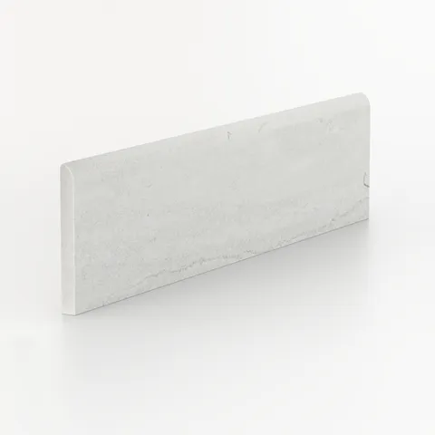Tatum 3 x 12 Matte Porcelain Bullnose Tile in Vein-Cut Straw