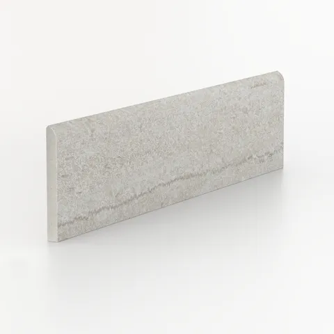 Tatum 3 x 12 Matte Porcelain Bullnose Tile in Vein-Cut Sand