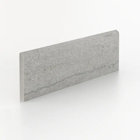 Tatum 3 x 12 Matte Porcelain Bullnose Tile in Vein-Cut Dune