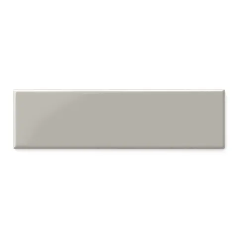 Polly 3 x 10 Satin Ceramic Tile in Grey