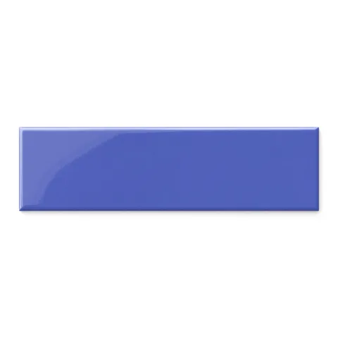 Polly 3 x 10 Glossy Ceramic Tile in Periwinkle