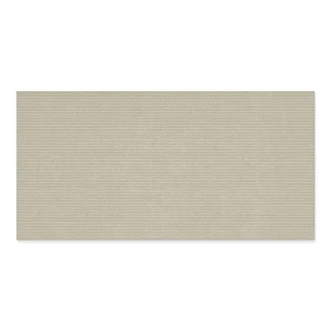 Riley 24 x 48 Matte Porcelain Tile in Woven Pattern Dove