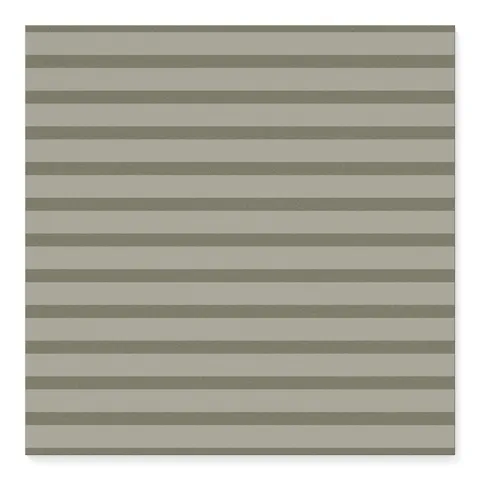 Riley 24 x 24 Matte Porcelain Tile in Striped Pattern Sterling
