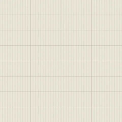 Riley 12 x 24 Matte Porcelain Tile in Striped Pattern Cream