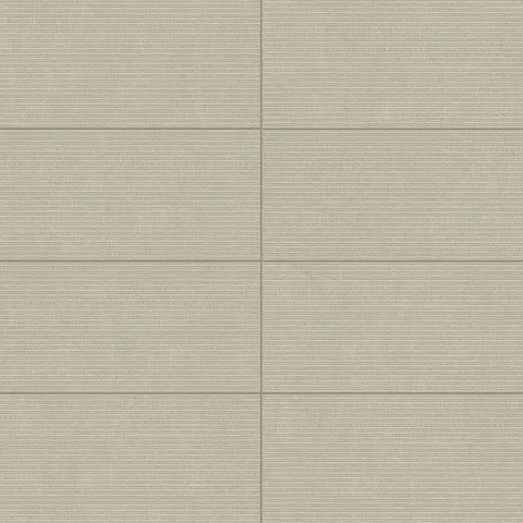 These 12x24 tiles in beige, with their soft matte finish and intricate woven pattern, provide a timeless, refined texture ideal for modern decor.