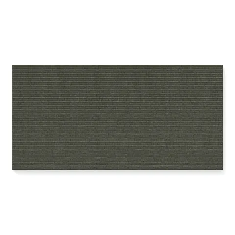 Riley 12 x 24 Matte Porcelain Tile in Woven Pattern Charcoal