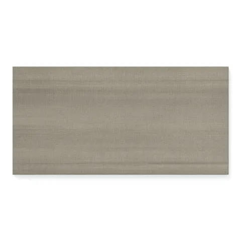 Riley 12 x 24 Matte Porcelain Tile in Linen Pattern Ash