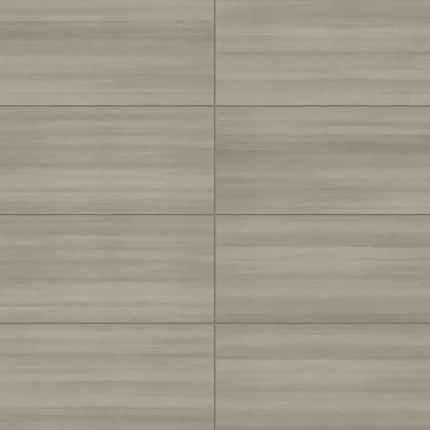 Elegant 12x24 brown tile with a linen-inspired texture and matte finish, perfect for creating a serene, modern aesthetic.