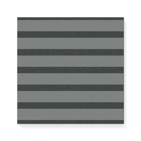 Riley 12 x 12 Matte Porcelain Tile in Striped Pattern Indigo