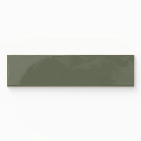 Teagan 3 x 6 Glossy in Moss Sample