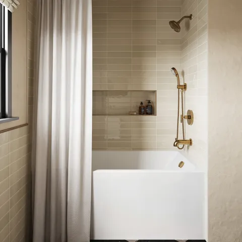 Teagan 3 x 12 Glossy Ceramic Tile in Cream
