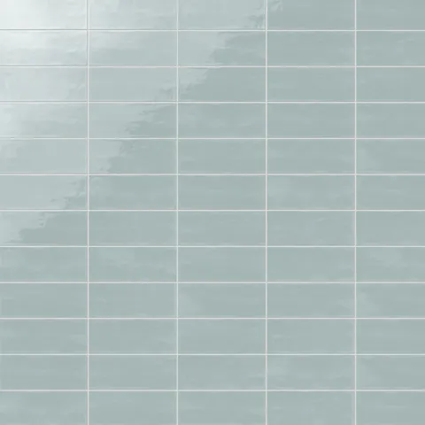 Josie 4 x 10 Glossy Ceramic Tile in Sky