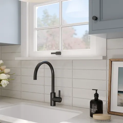 Josie 3 x 12 Crackled Ceramic Tile in Pearl