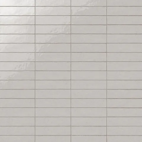 Josie 3 x 12 Crackled Ceramic Tile in Tender Gray