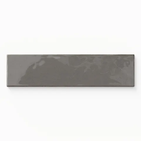 Josie 3 x 12 Crackled Ceramic Tile in Taupe
