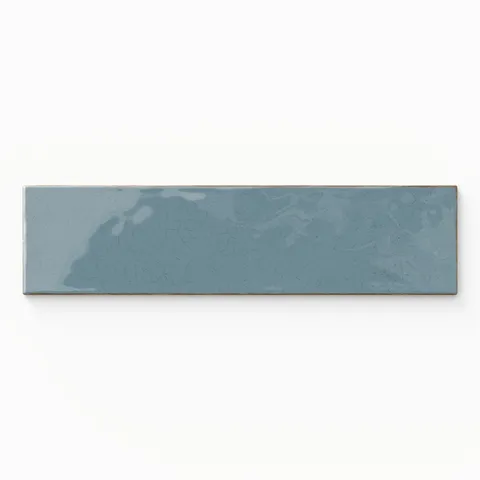 Josie 3 x 12 Crackled Ceramic Tile in Ocean