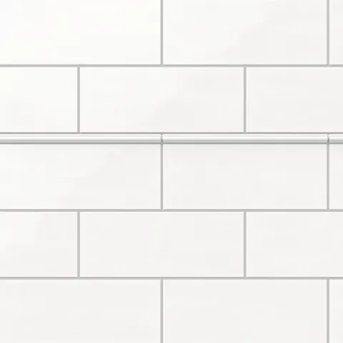 Josie 0.5 x 10 Pencil Glossy Ceramic Tile in Pearl