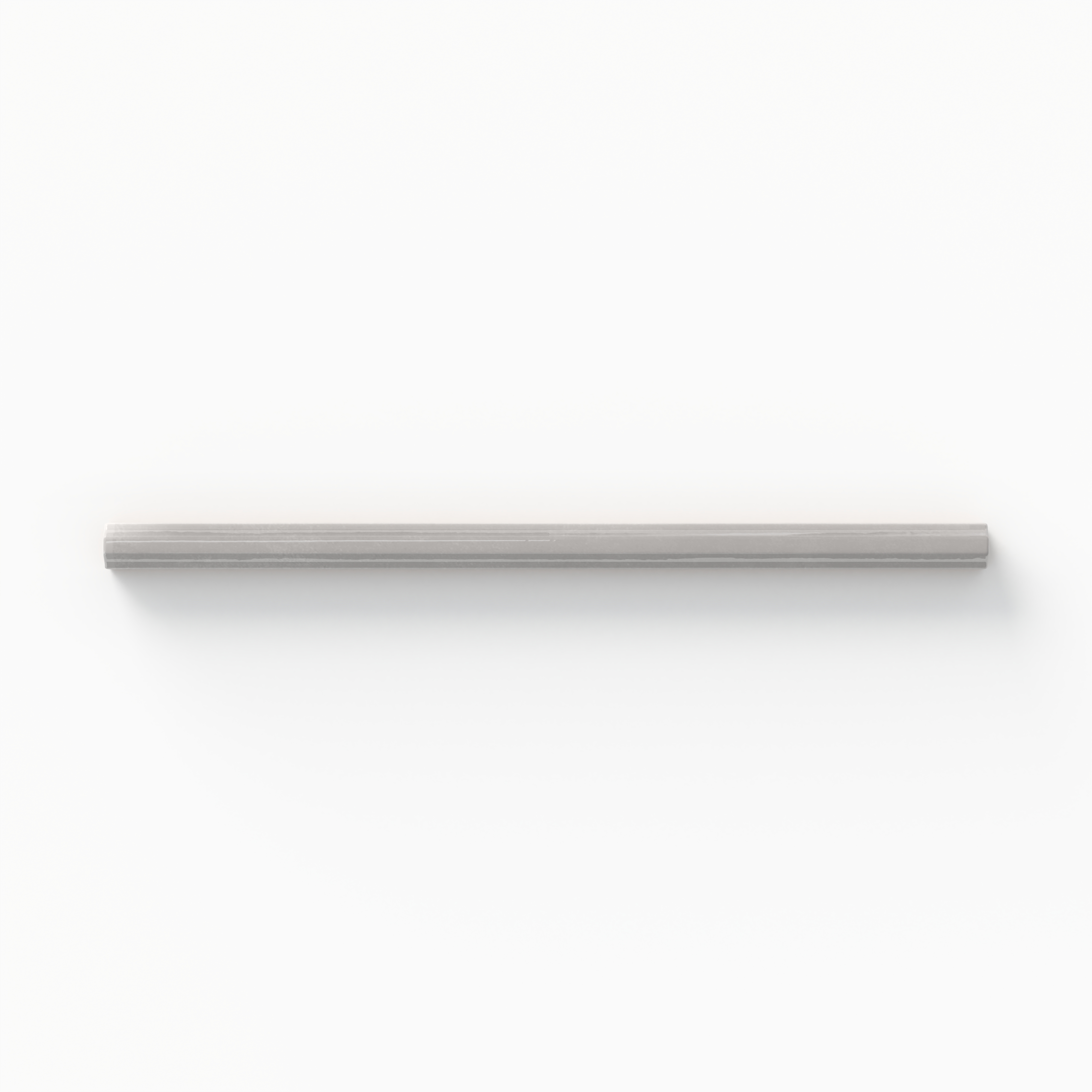 Josie 0.5 x 10 Pencil Glossy Ceramic Tile in Pearl | Edward Martin